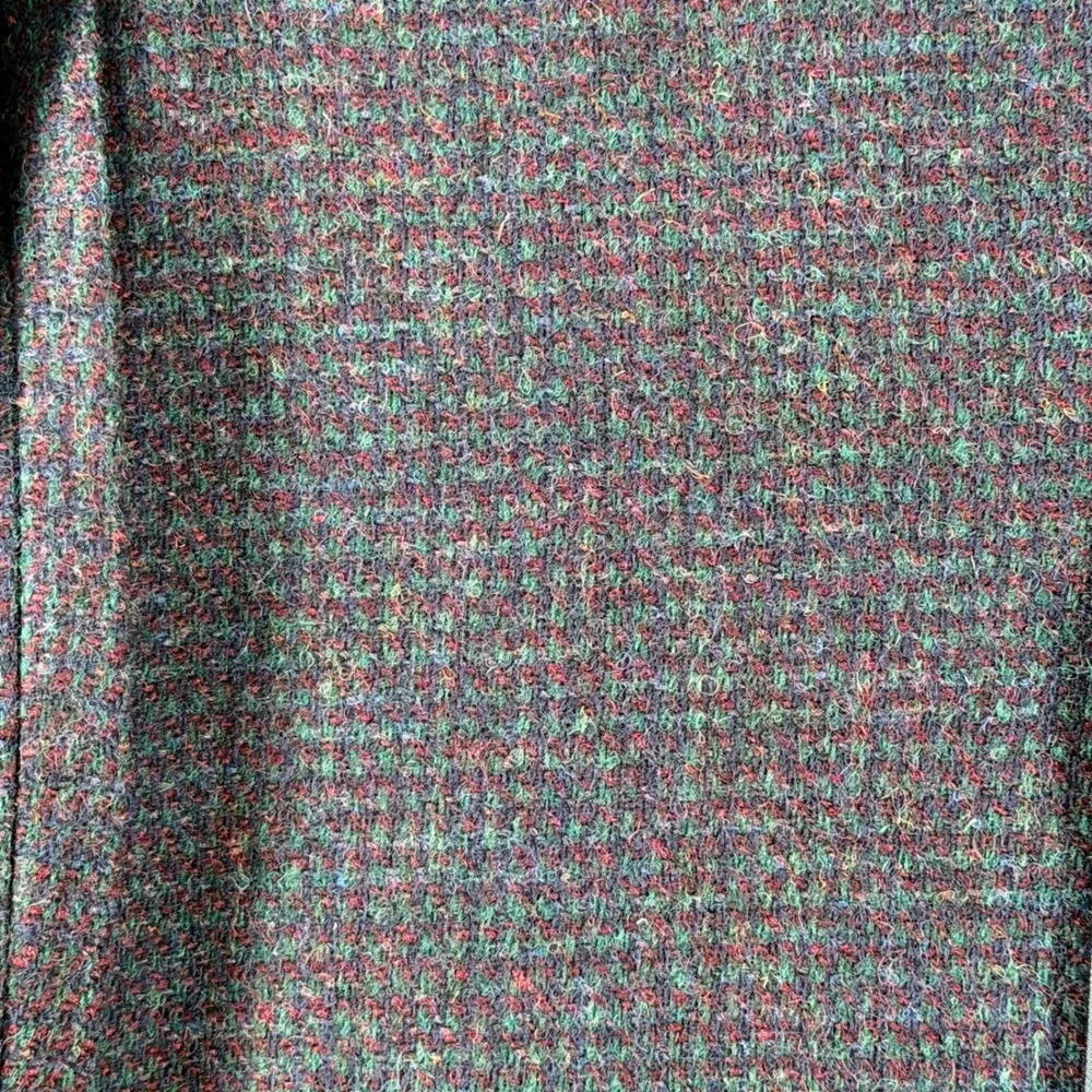 Harris Tweed Blazer Mens‎ 44L Multi Navy Handwoven Wool Jacket Old Money Vintage